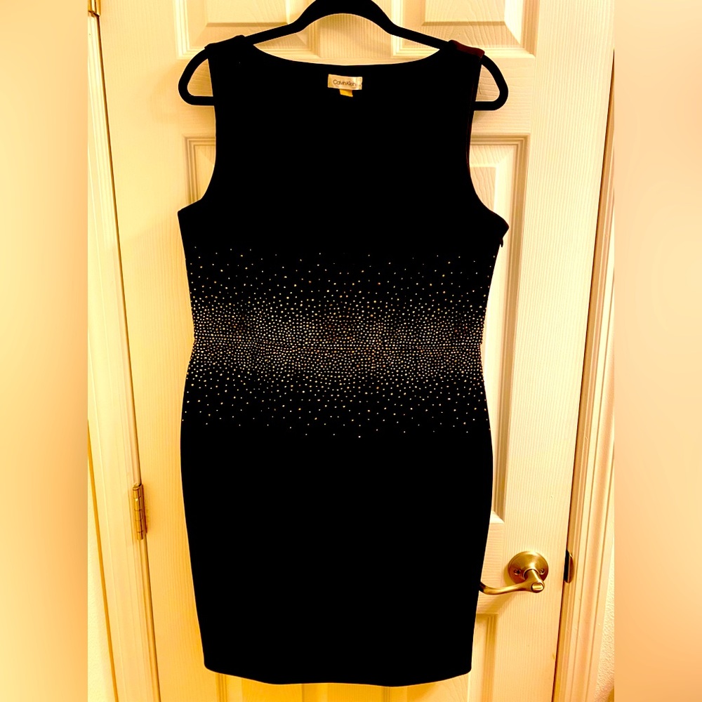 Calvin Klein black cocktail dress Size 14.